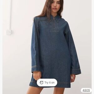 Reclaimed Vintage Blue Denim Dress